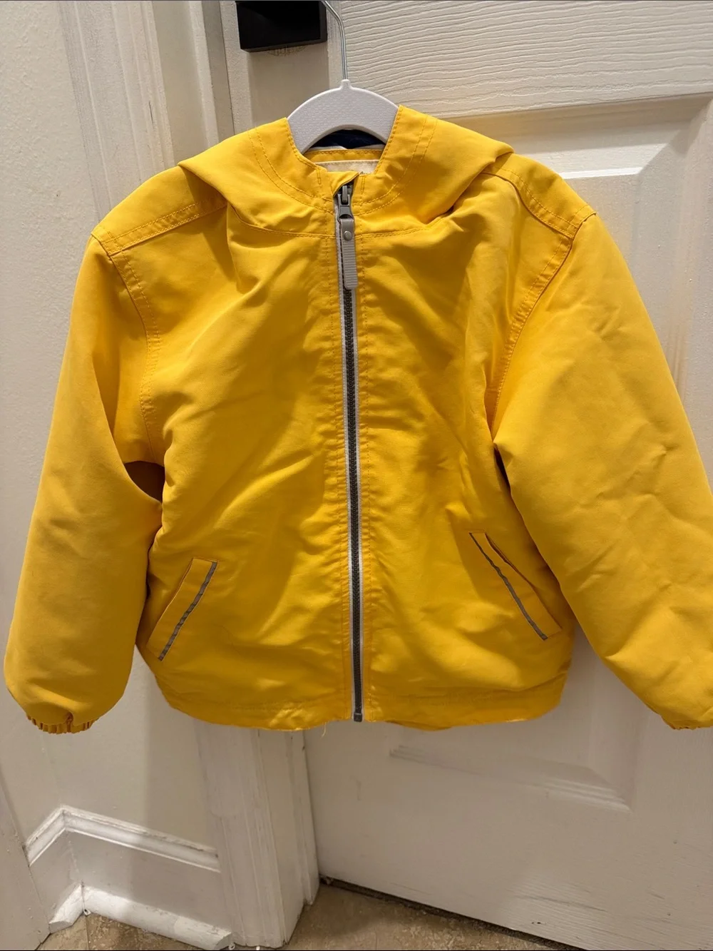 Hanna Andersson Sunny Yellow Hooded Zip Jacket